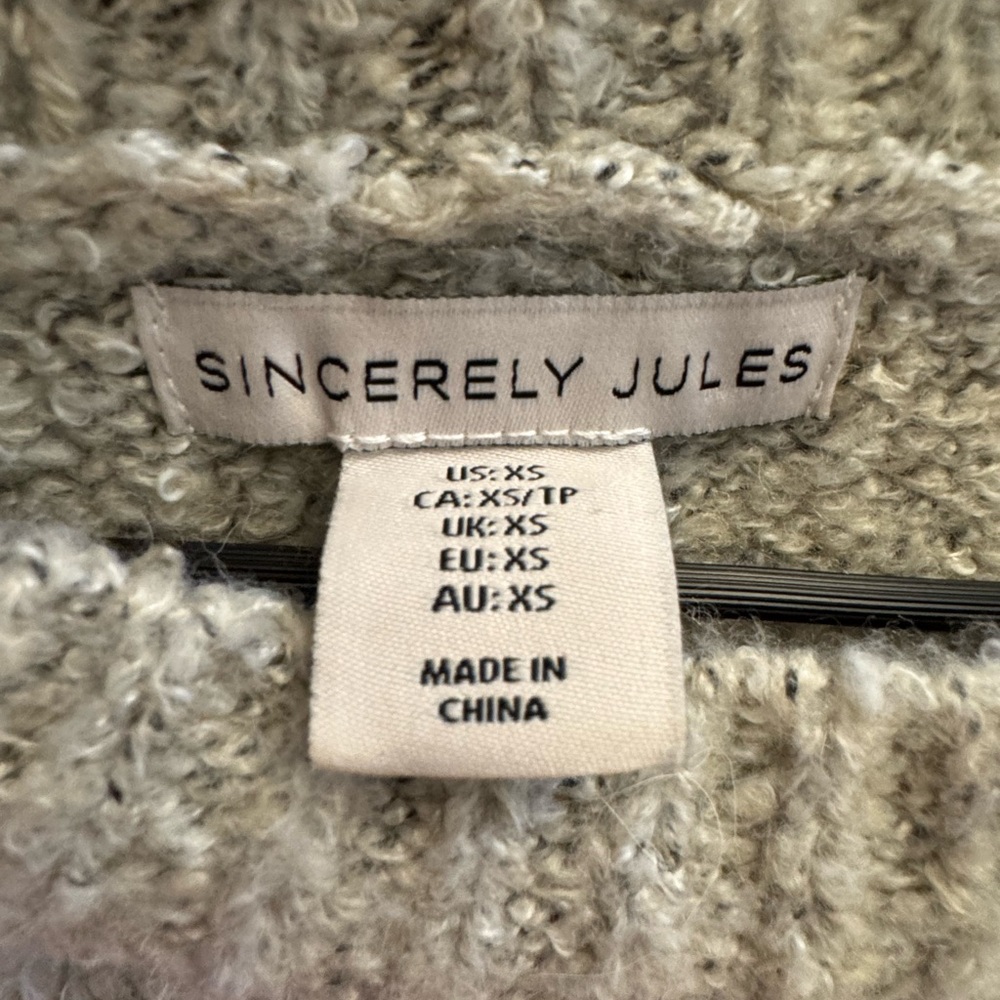 Sincerely Jules Geometric Cowgirl Oversized Knit Sweater - Picture 5 of 5